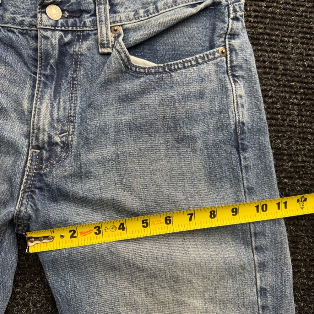Levis 514 Straight Leg Jeans Light Wash Blue Denim Mens 32x32 - Picture 6 of 13